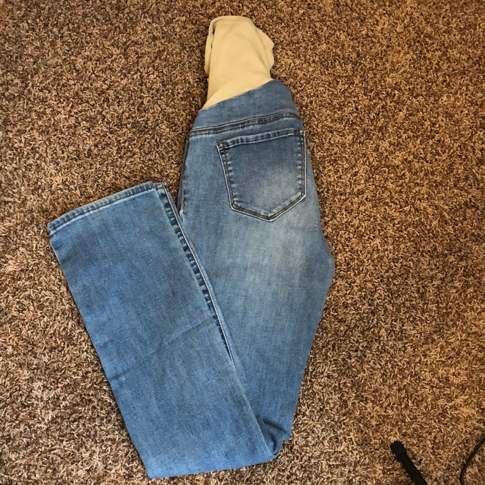 Destroyed Maternity Jeans
